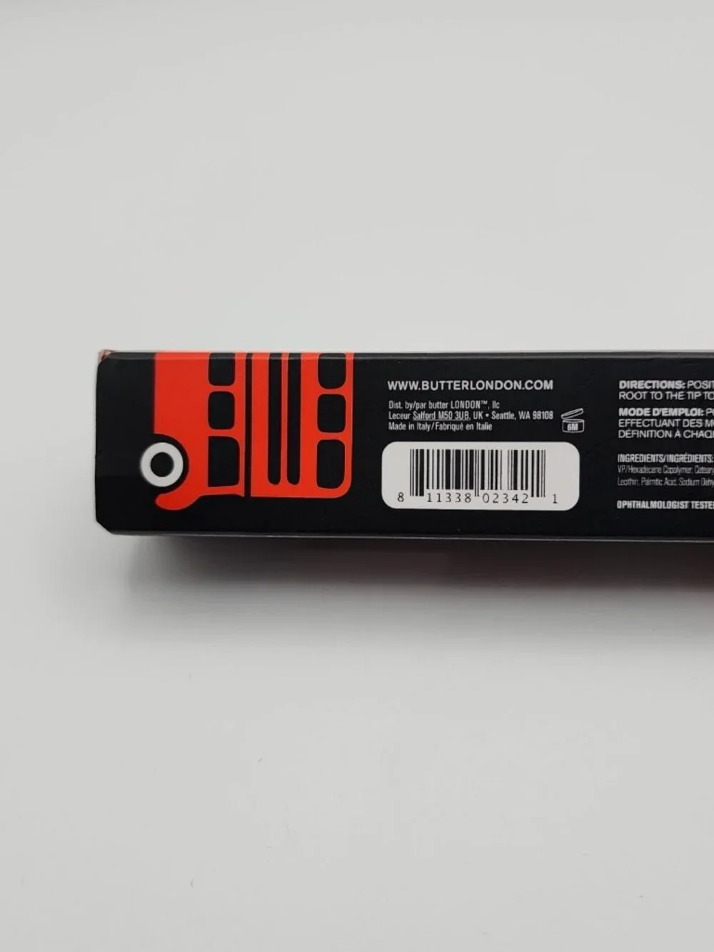 Butter London Double Decker Lashes Mascara Full Size Black Volumizing 12mL NIB